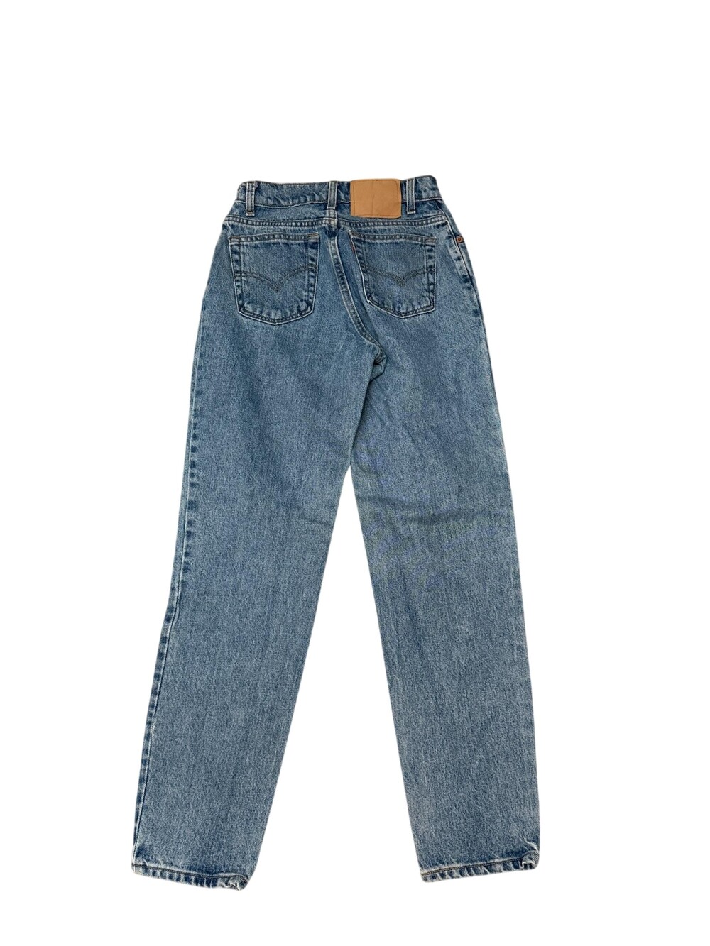Vintage 90s Levis 550 Jeans Mens 26x29 Medium Wash Relaxed Tapered Red Tab Denim